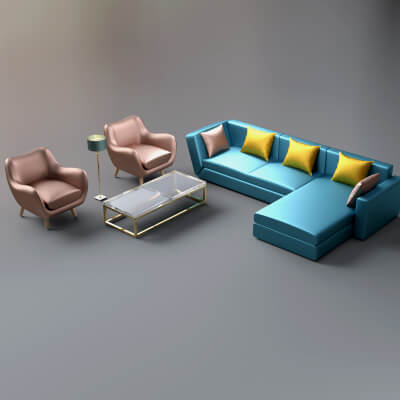 A3S H-Sofa and Chairs