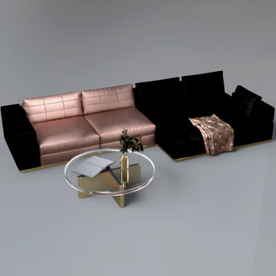 A3S H Sofa Model 32 by Architect3DStudio