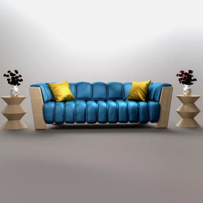 A3S H-Sofa Model 35 by Architect3DStudio