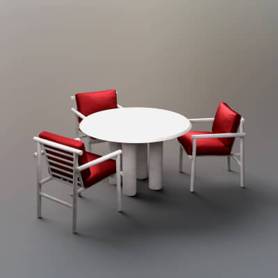 A3S H-Table and Chair 2