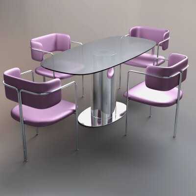 A3S H-Table and Chair 3
