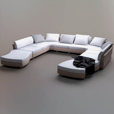 A3S H-Unique Long Sofa
