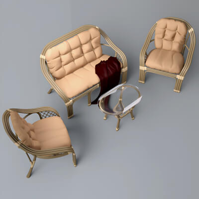 A3S H-Wood Sofa and Chair