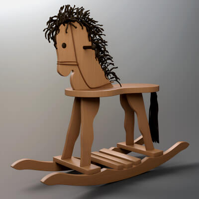 A3S H-Wooden Horse by Architect3DStudio
