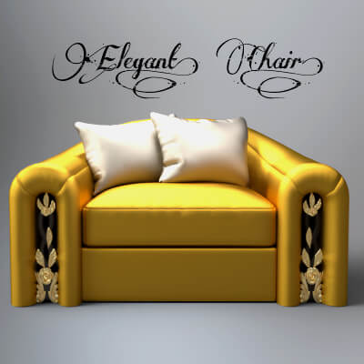 A3S P-Chair 128 by Architect3DStudio