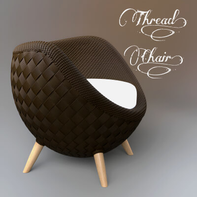 A3S P-Chair 82 by Architect3DStudio