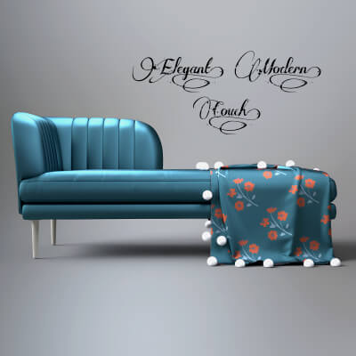 A3S P-Couch Model 2 by Architect3DStudio