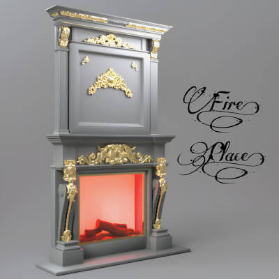A3S P-Fireplace Model 2