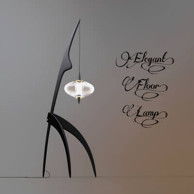 A3S P-Floor Lamp 2 by Architect3DStudio