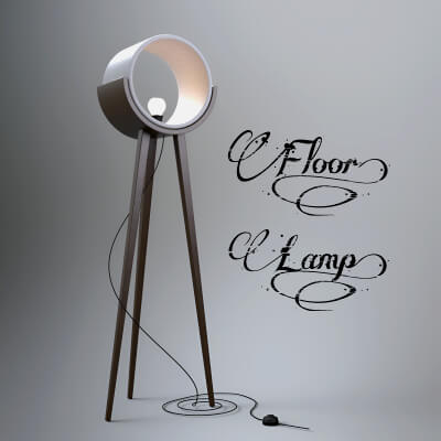 A3S P-Floor Lamp by Architect3DStudio