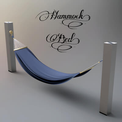 A3S P-Hammock Bed by Architect3DStudio
