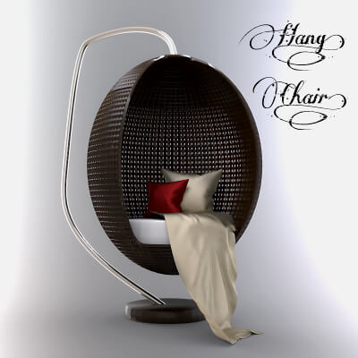 A3S P-Hanging Chair by Architect3DStudio
