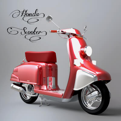 A3S P-Honda Scooter