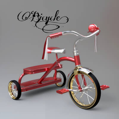 A3S P-Kids Bicycle 3 by Architect3DStudio