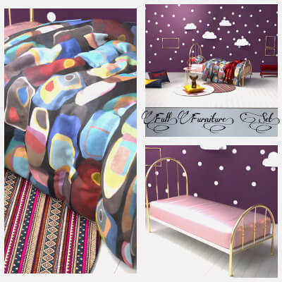 A3S P-Kids Full Furniture Set