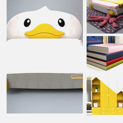 A3S P-Kids Full Furniture Set 4