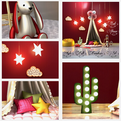 A3S P-Kids Full Furniture Set 5