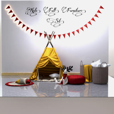 A3S P-Kids Full Furniture Set 6