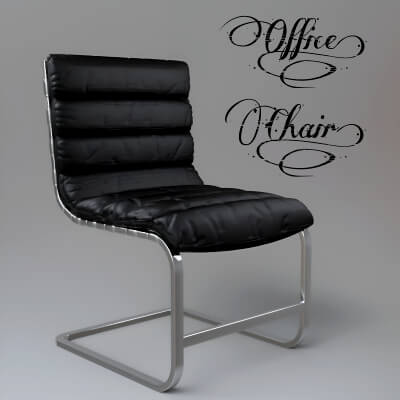 A3S P-Office Chair 3 by Architect3DStudio