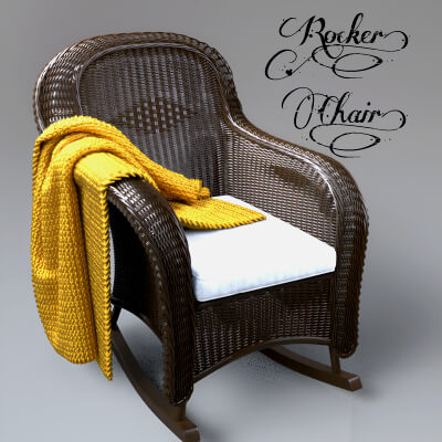 A3S P-Rocker Chair by Architect3DStudio