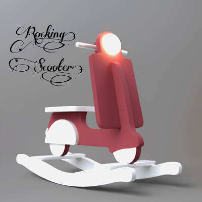 A3S P-Rocking Scooter by Architect3DStudio