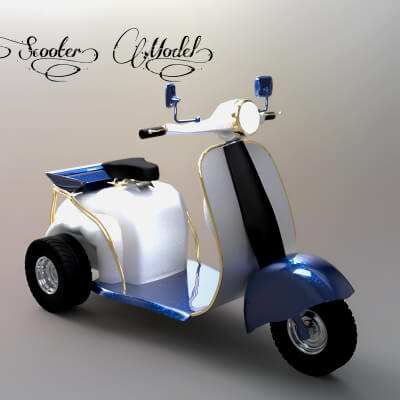 A3S P-Scooter 2 by Architect3DStudio