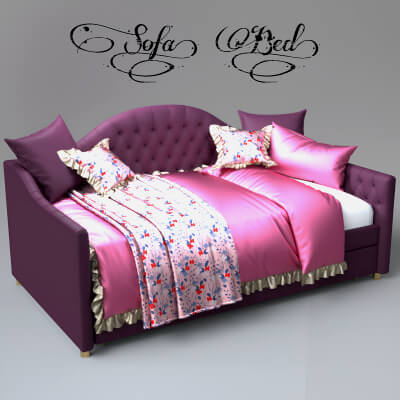 A3S P-Sofa Bed by Architect3DStudio
