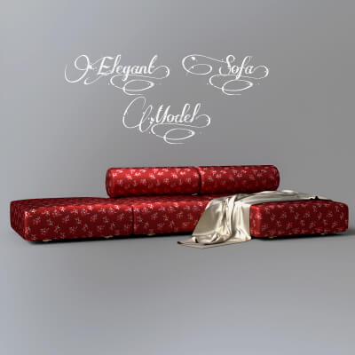 A3S P-Sofa Model 100 by Architect3DStudio