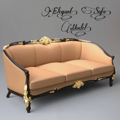 A3S P-Sofa Model 105 by Architect3DStudio