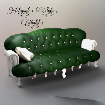 A3S P-Sofa Model 124 by Architect3DStudio