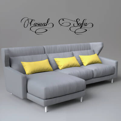 A3S P-Sofa Model 125 by Architect3DStudio