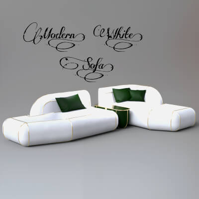 A3S P-Sofa Model 61 by Architect3DStudio
