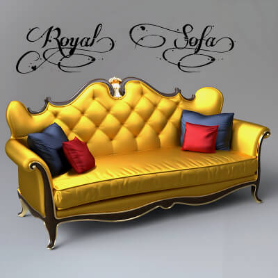 A3S P-Sofa Model 74 by Architect3DStudio