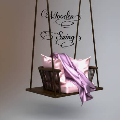 A3S P-Wooden Swing 4 by Architect3DStudio