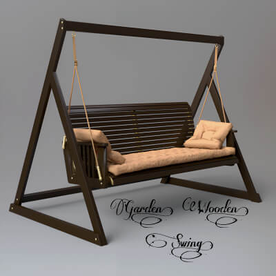 A3S P-Wooden Swing 6 by Architect3DStudio
