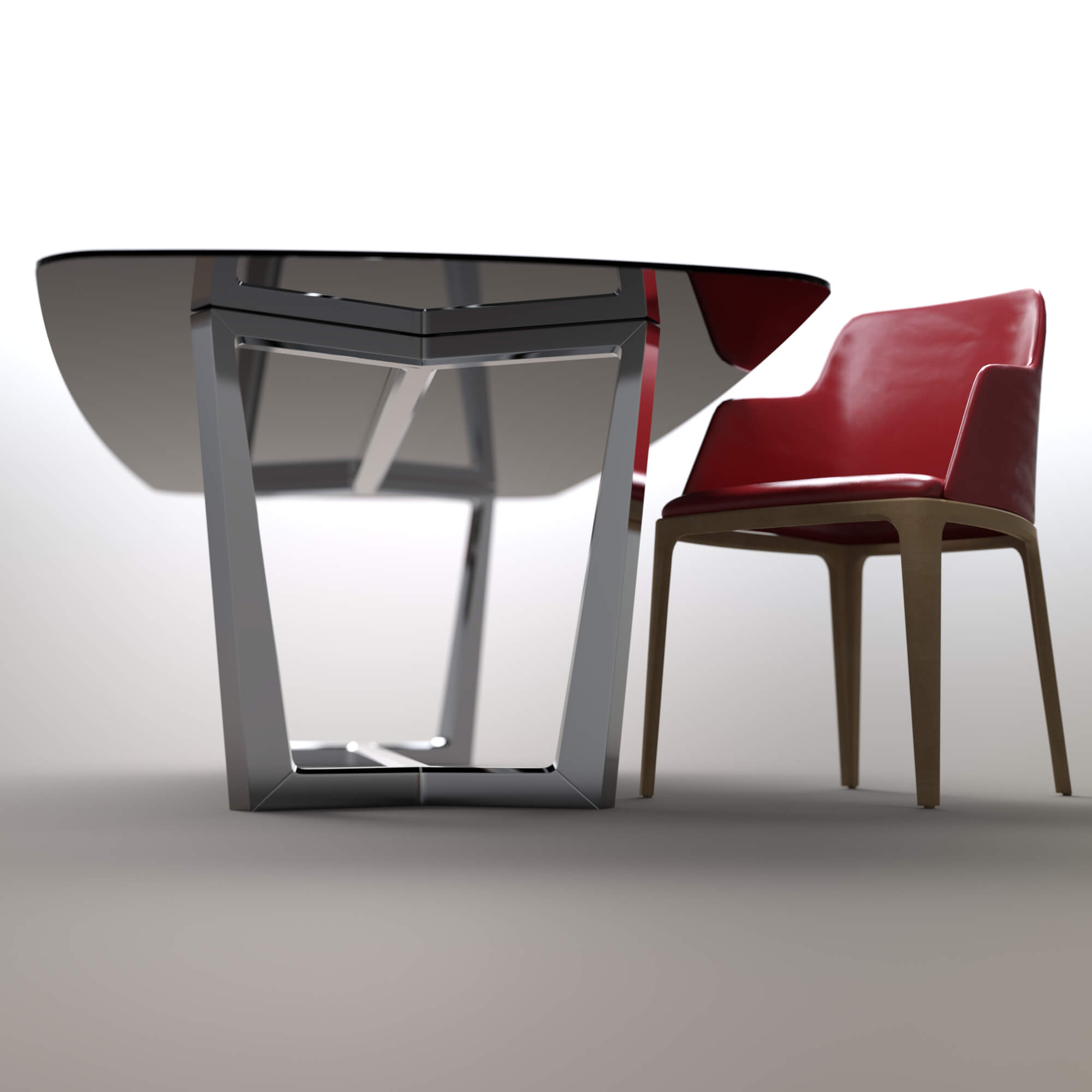 A3S Simple Chair and Table Daz Content by Architect3DStudio