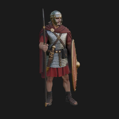 Rome Legionary Design 1 3D Print Model by ARCHVANTA