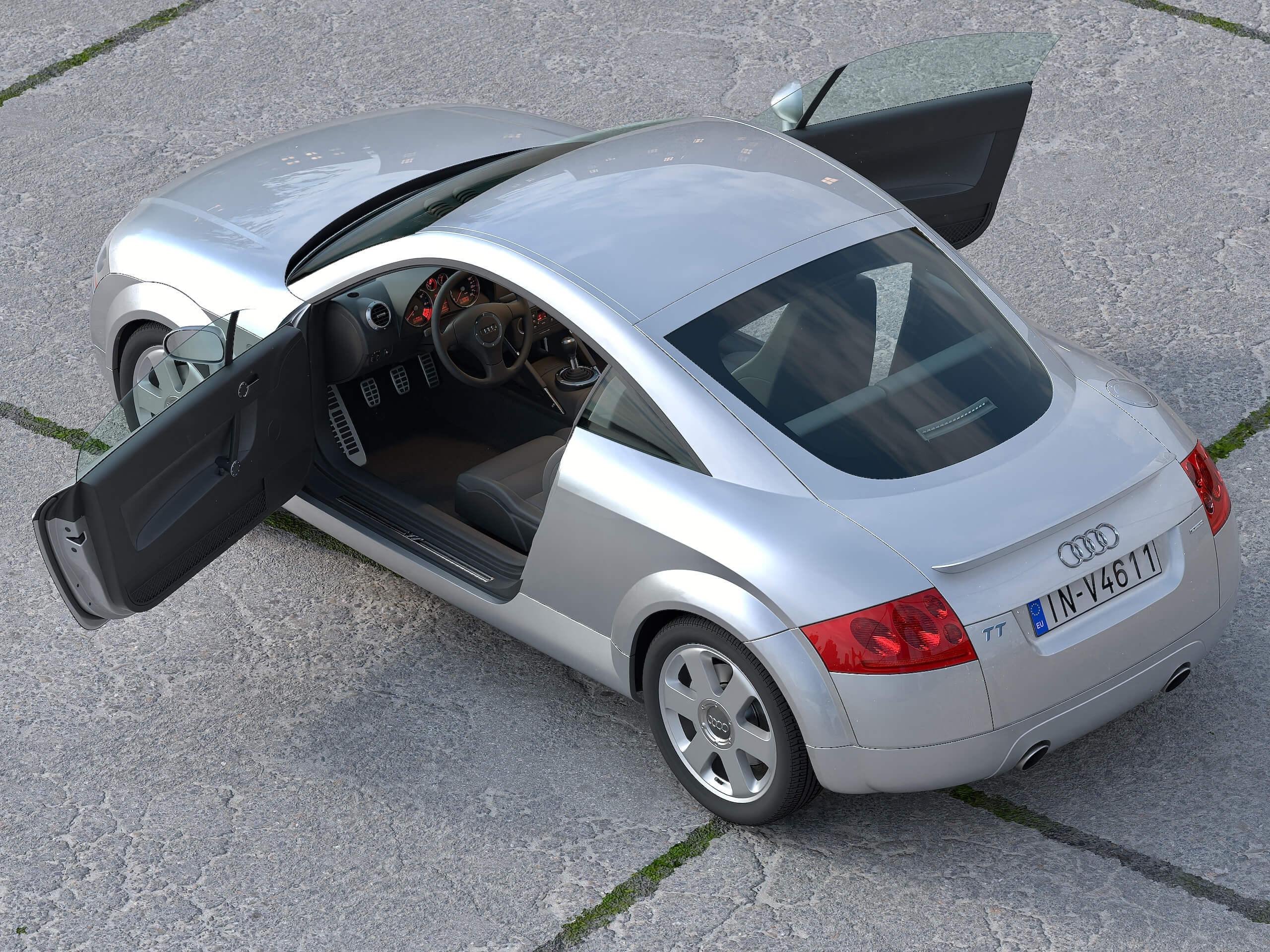 Audi TT 2003 3D Model by arkviz