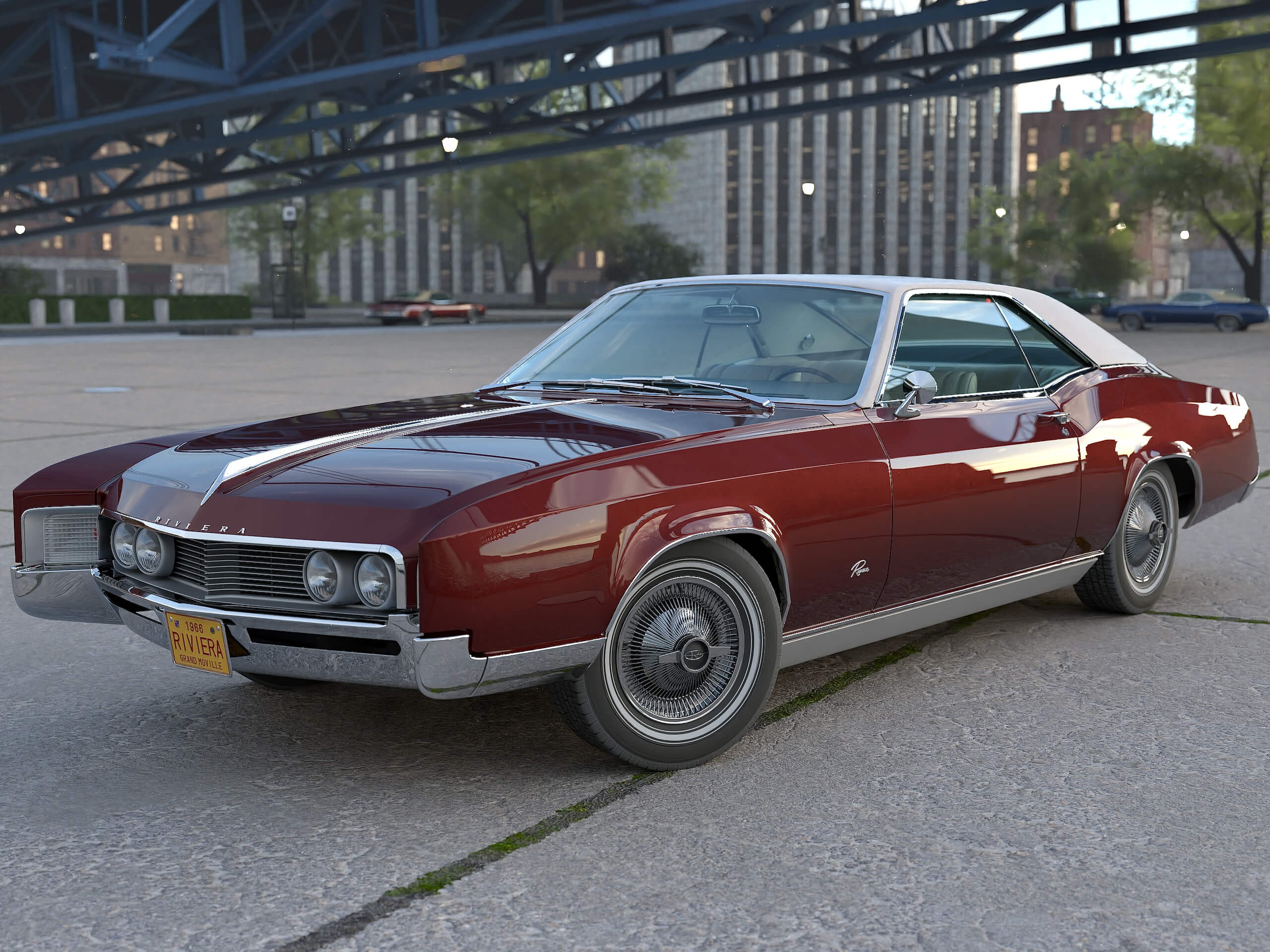 Buick Riviera 1966 - 3D Model by arkviz