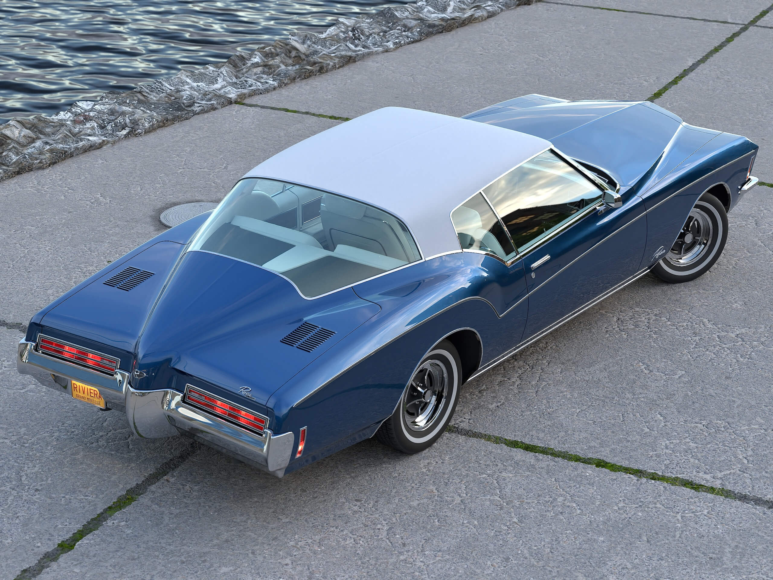 Buick Riviera 1971 - 3D Model by arkviz