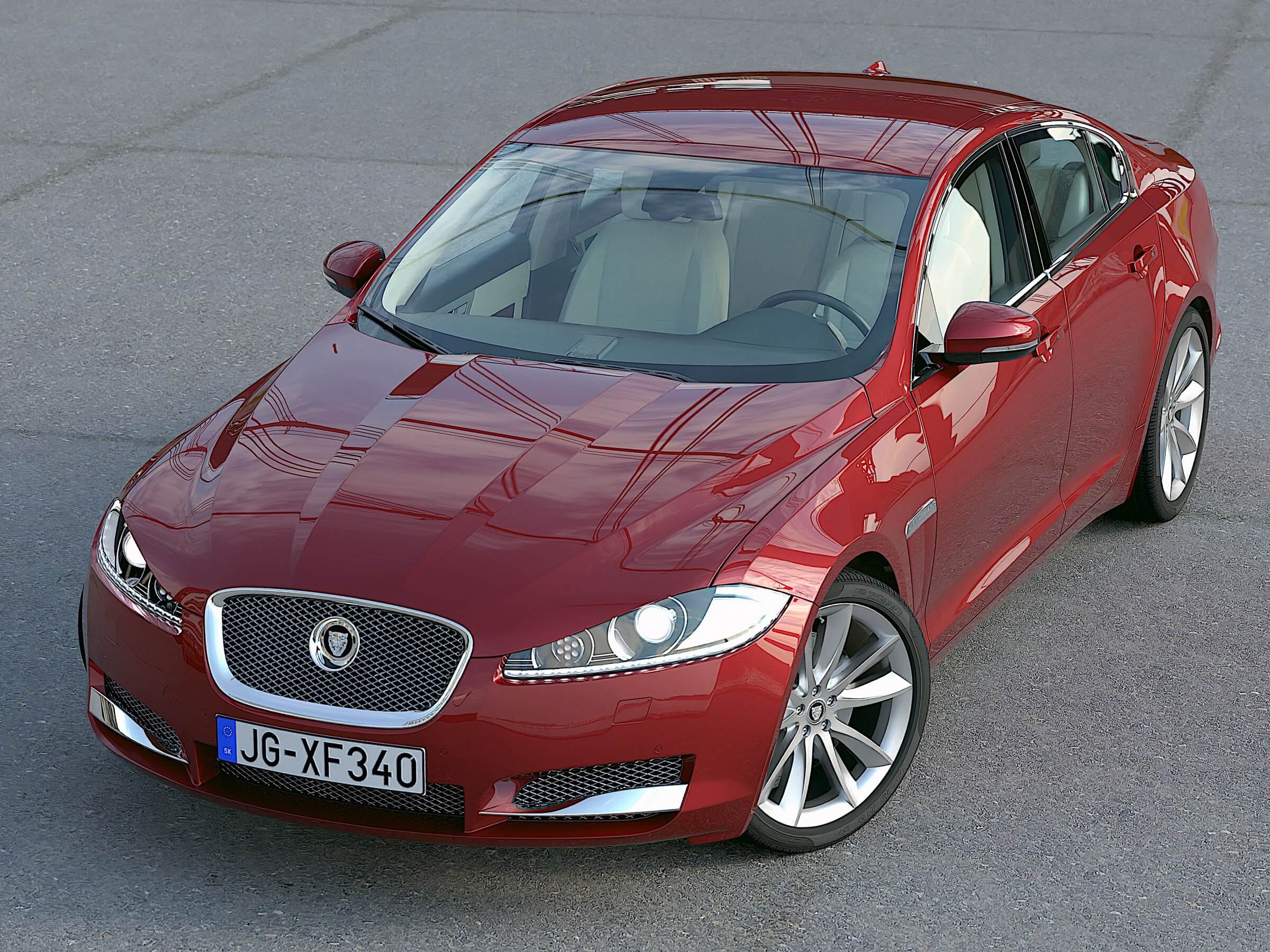 Jaguar XF 20122016 3D Model by arkviz