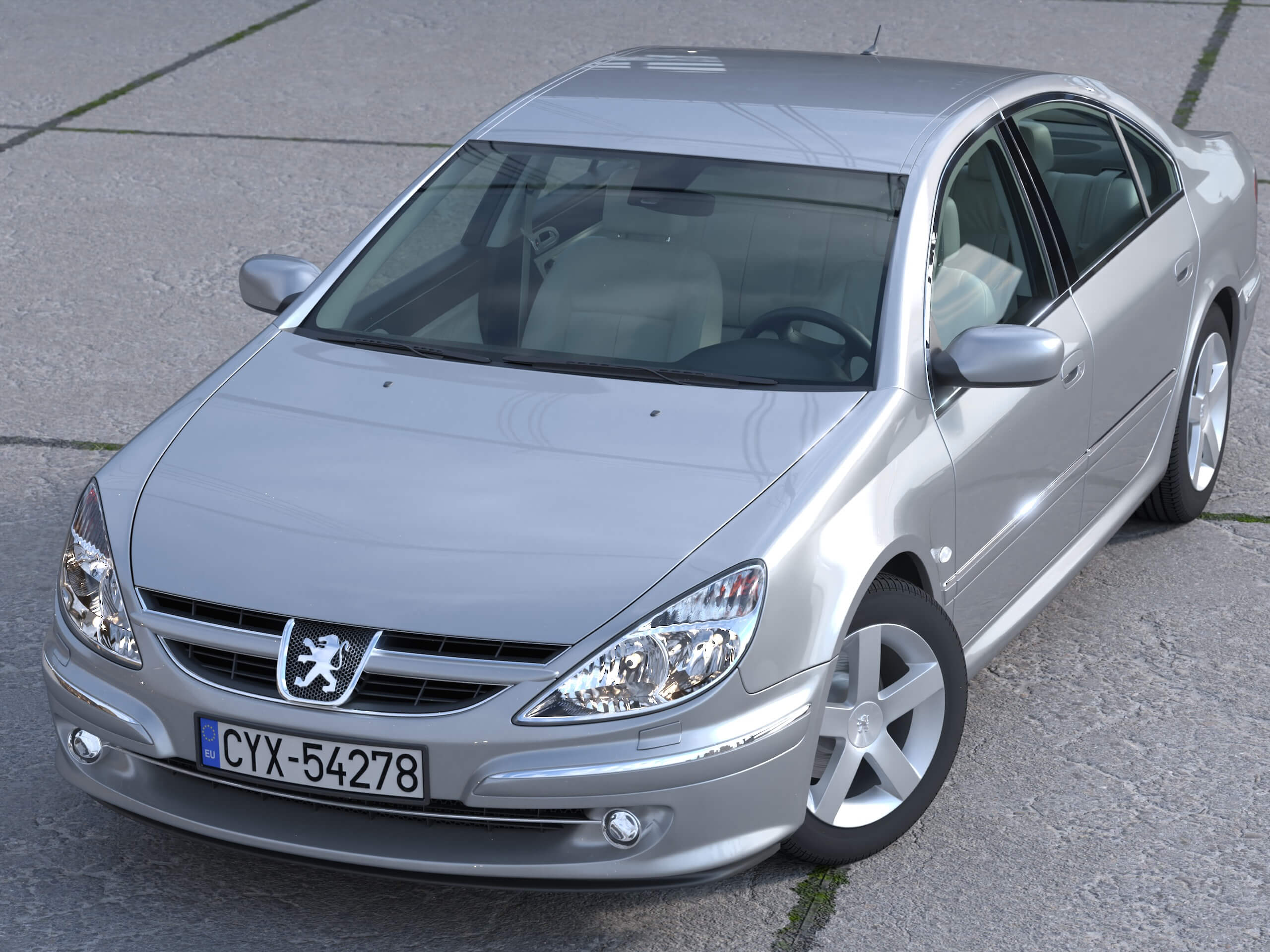 Peugeot 607 2007 - 3D Model by arkviz