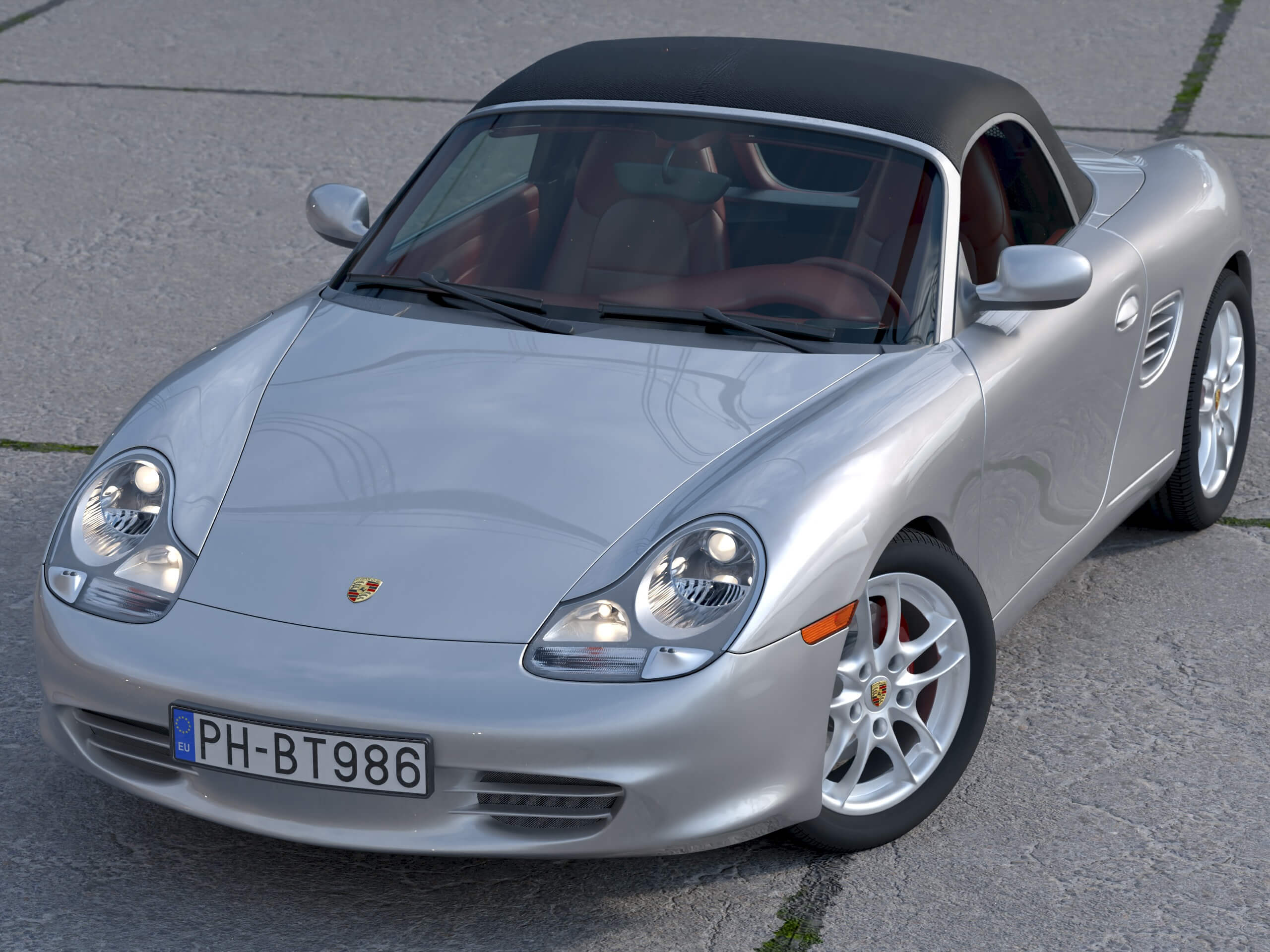 Porsche Boxster 2003 - 3D Model by arkviz