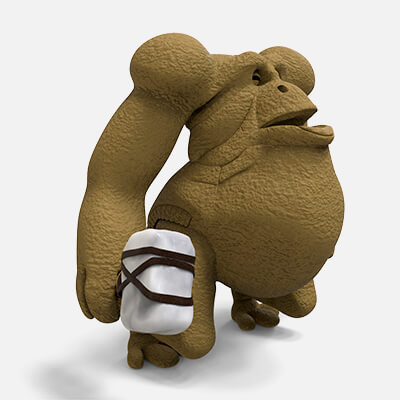 Star Wars Dejarik Kintan Strider 3D Print Model