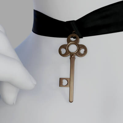AR Key To My Heart Pendant Shapes