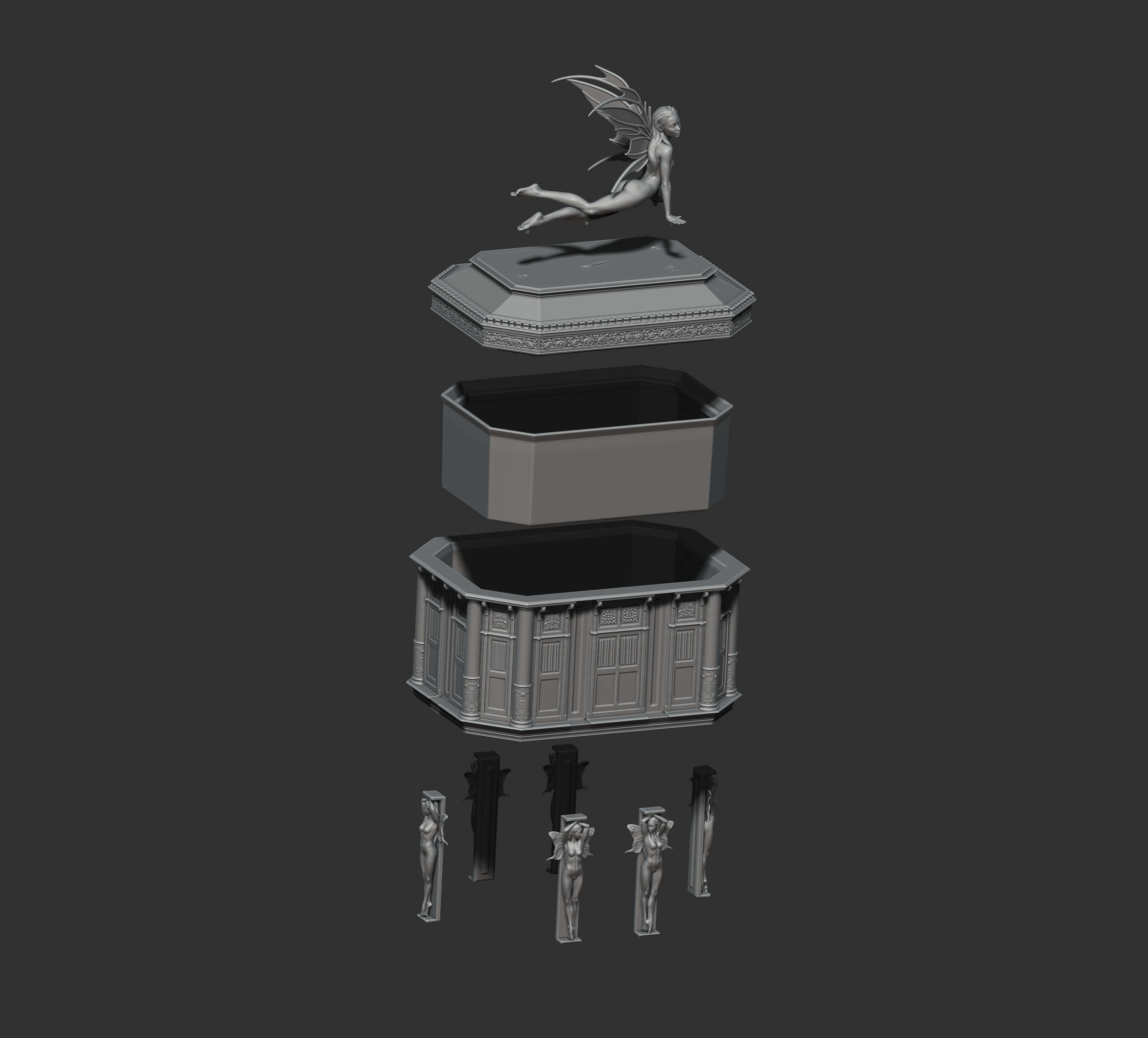 Box, Elf - 3D Print Model by Aronon