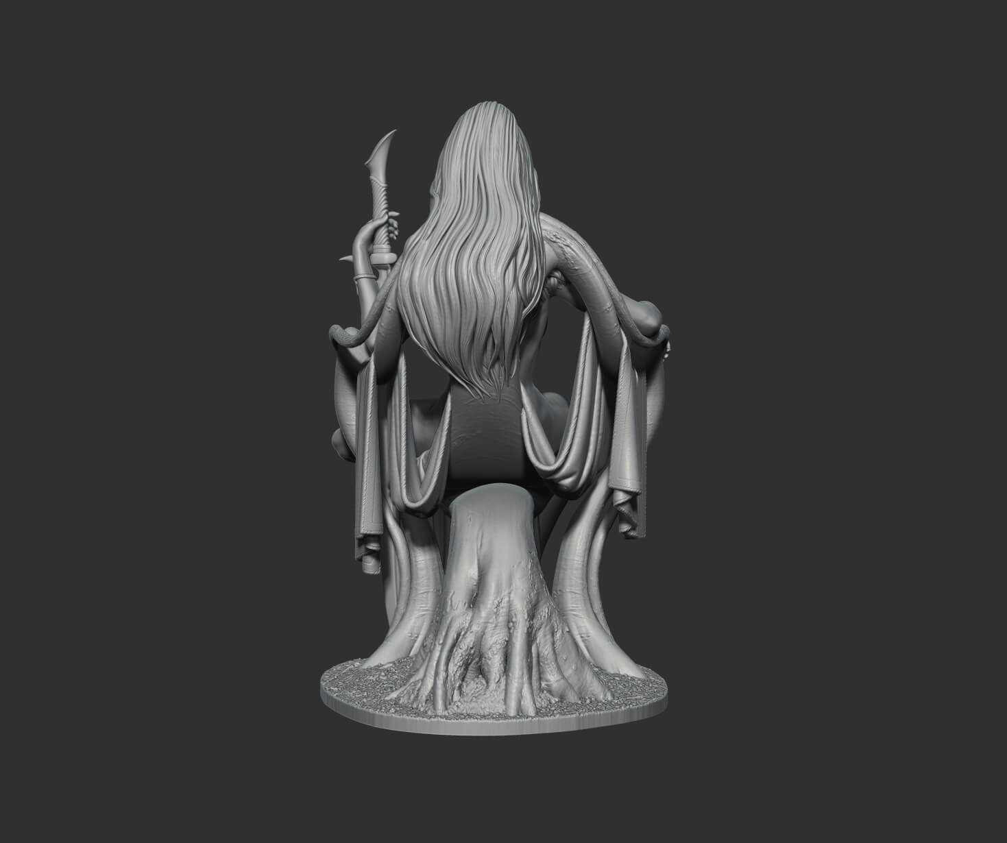 3D Printable. Elf and a Sword by Aronon