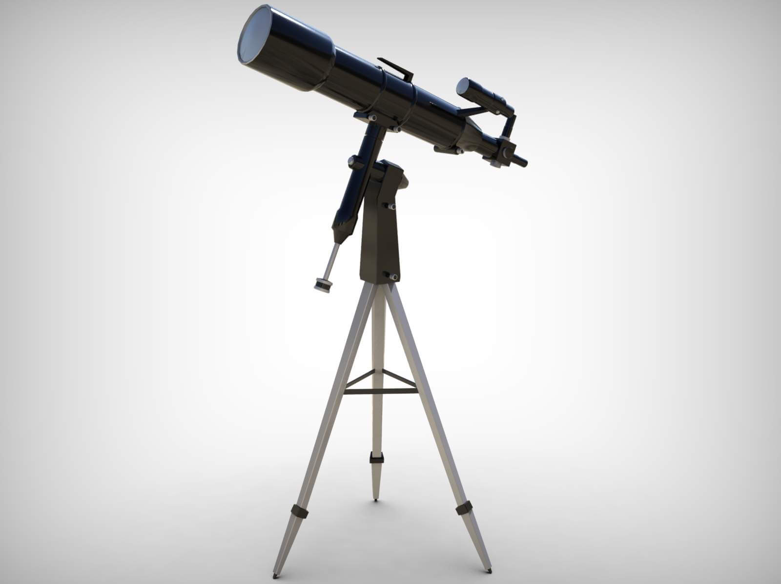 Telescope 3D Model by Arq_Lugo