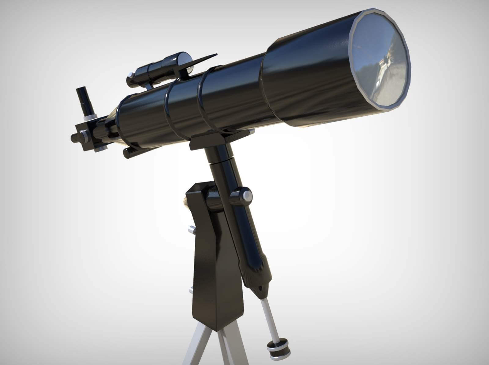 Telescope 3D Model by Arq_Lugo