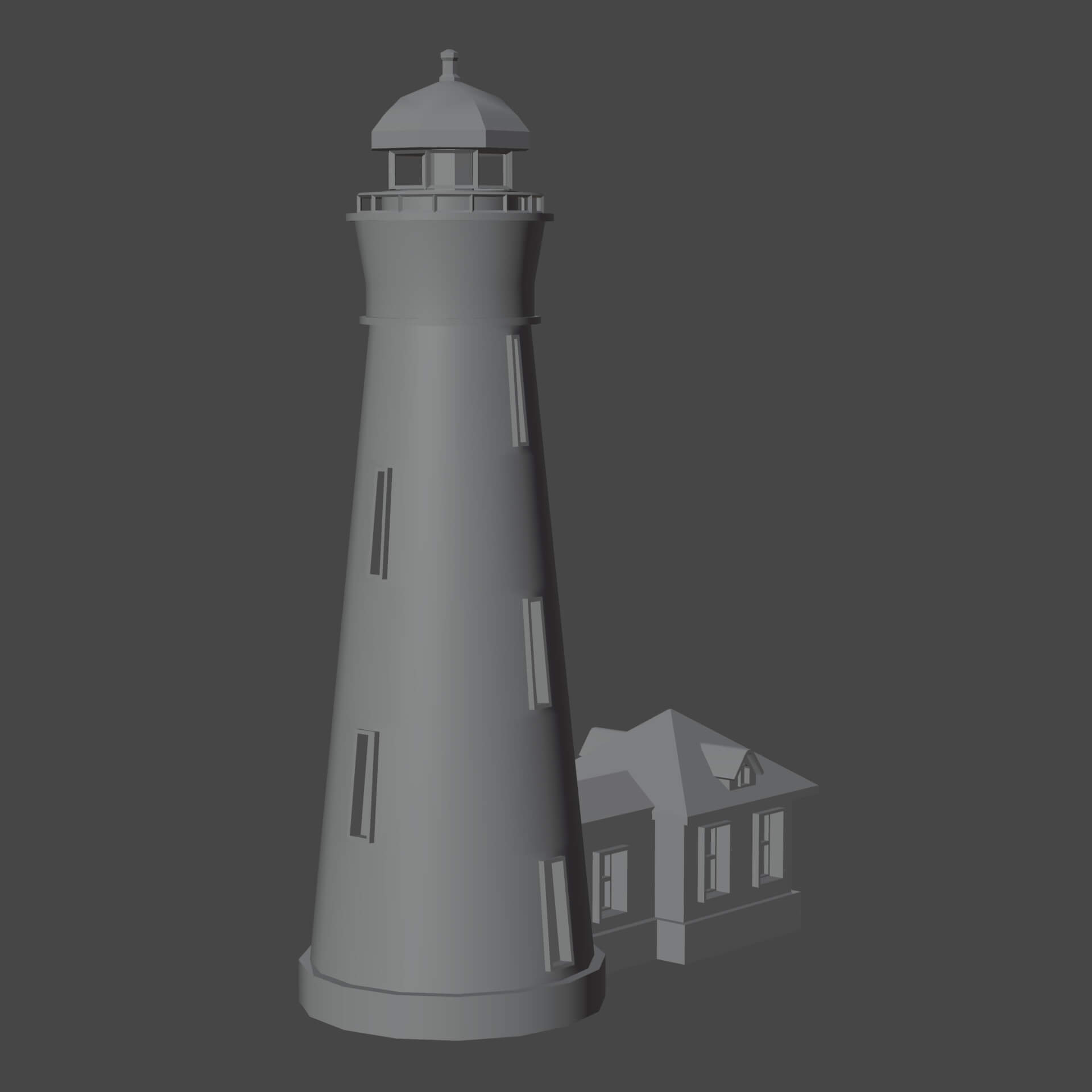 Lighthouse - 3D Model by Arq_Maaaahh